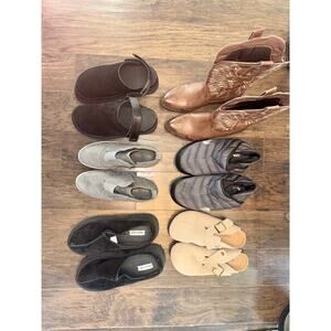 Six pairs of Size 8 Shoes - closed toe